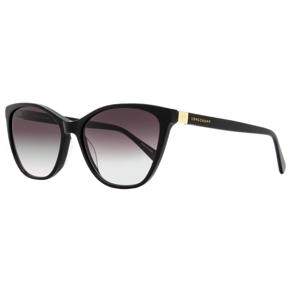 Longchamp Cat Eye Sunglasses LO659S 001 Black 57mm - Picture 1 of 2